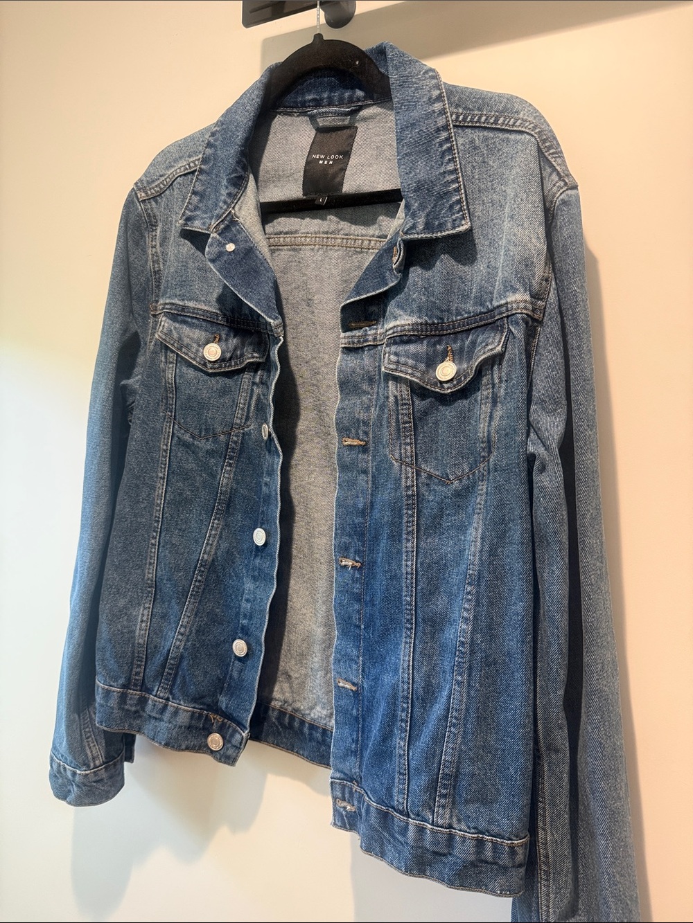New Look Blue Classic Denim Jacket - Picture 3 of 5